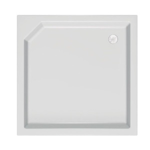 ROCK 100X100 MALO DUBLJA BELA TUŠ KADA OD SANITARNOG AKRILA VISINE 95mm – KOLPA SAN