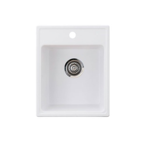 SUDOPERA GRANITNA XQUADRO 40 BELA 400X500 SA SIFONOM fi90 METALAC