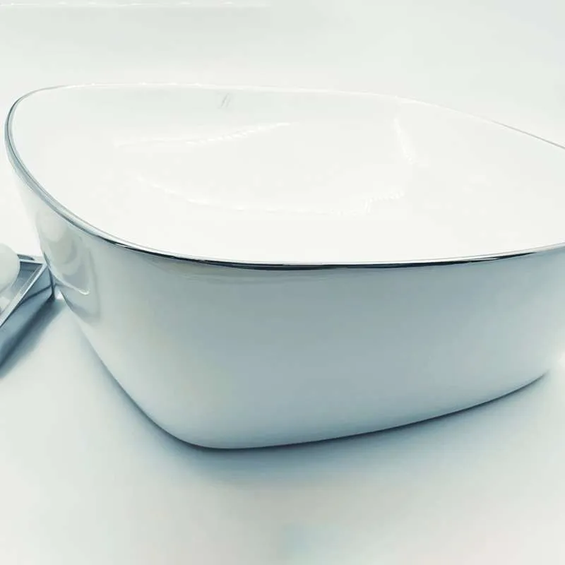 LAVABO NADGRADNI NA RAVNU PLOČU SKB/S 01 405X405 HROM RUB - LINNI